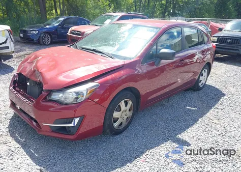 2016 Subaru Impreza 2.0I z USA, uszkodzony, nr VIN JF1GPAA64G8231049